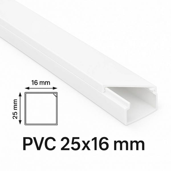 პლასტმასის საკაბელო არხი 25*16 HIZAR