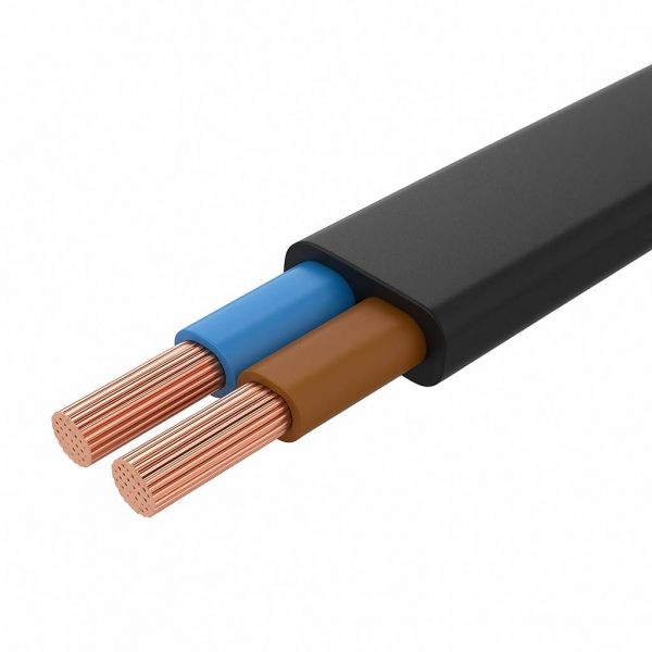 იზოლირებული კაბელი 2×1.5 მმ² (ბრტყელი)