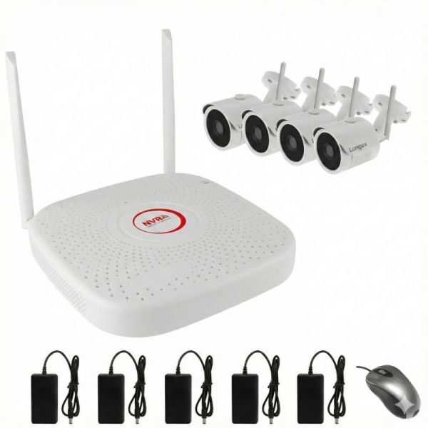 Wi-Fi ვიდეოსამეთვალყურეო კომპლექტი LONGSE WIFI2108PGE4FE200
