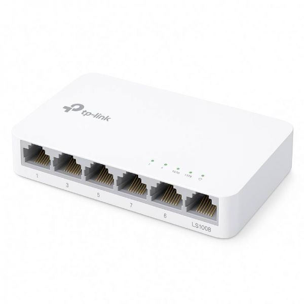 ქსელის გამანაწილებელი LS1008, TP-Link, 8-Port 10/100Mbps Desktop Switch RJ45 ports